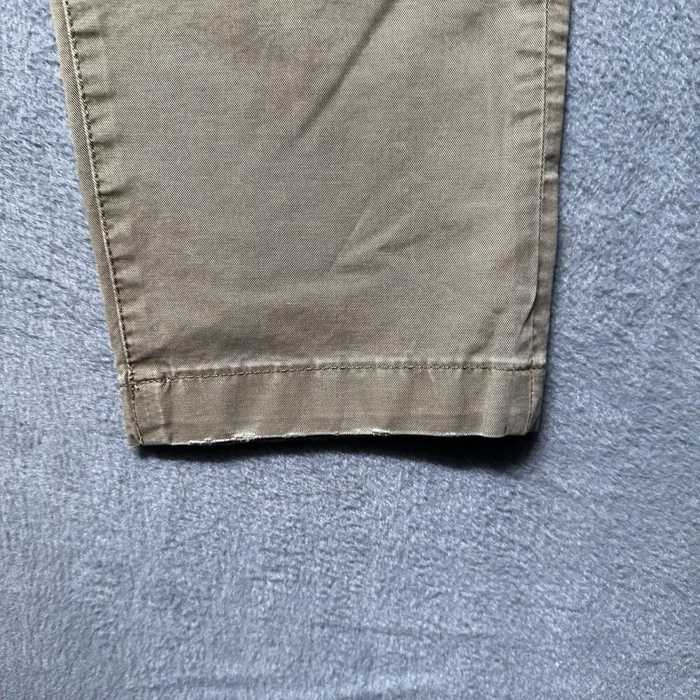American Eagle Mens 30x32 Slim Straight Chino Pants Beige Flex Stretch EUC